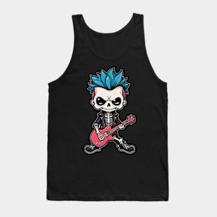 Punk Rock Skeleton 2 Tank Top